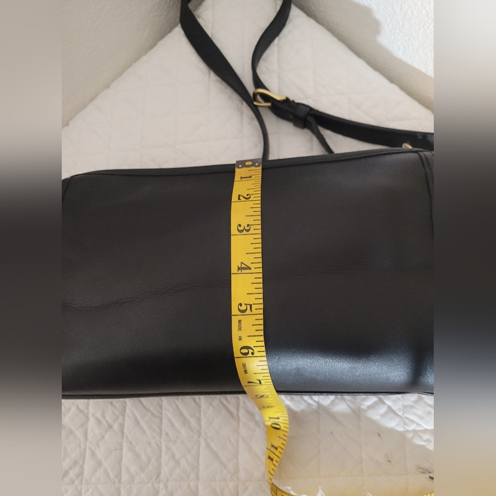 Vintage Y2K Coach 9944 Taylor Zip  Shoulder/Crossbody Handbag Black Made in USA - Picture 13 of 15